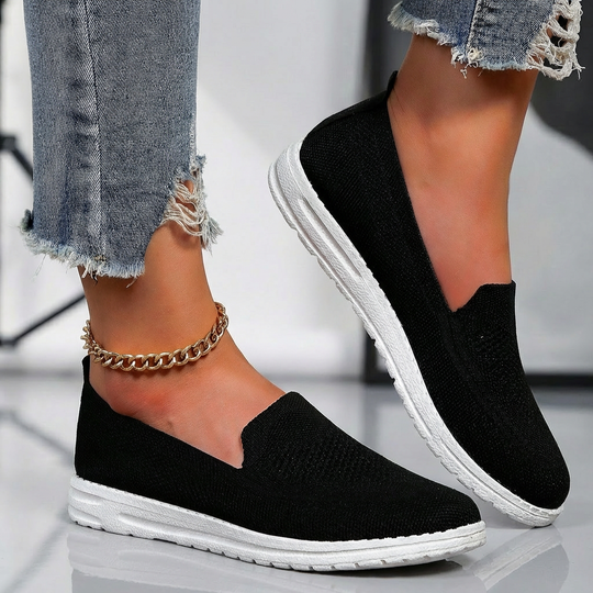 Rachel - Lightweight Knit Slip On Sneakers-Women&