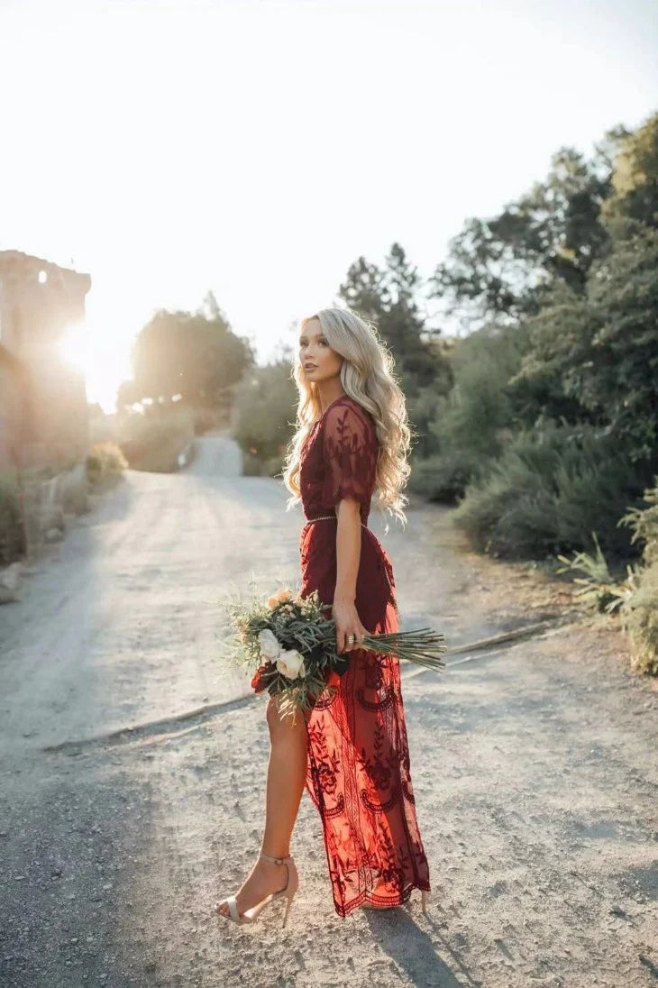 Jana  - Short Sleeve Maxi Dress