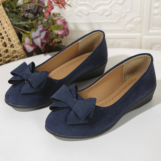 Jasmine  - Bow-Detail Slip-On Flat Shoe