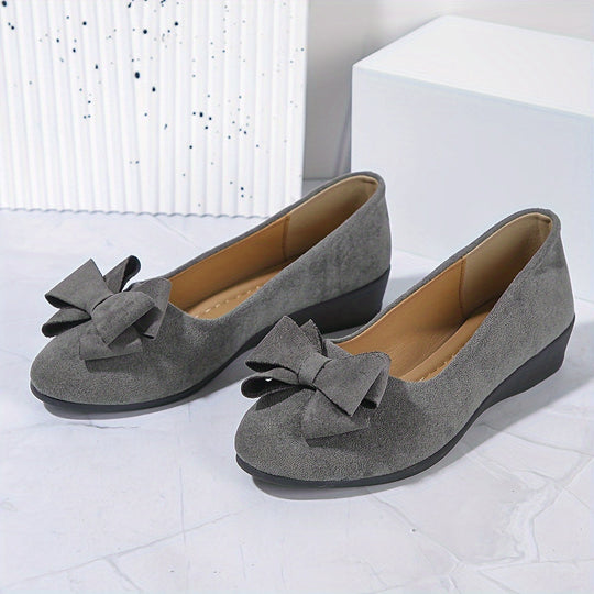 Jasmine  - Bow-Detail Slip-On Flat Shoe