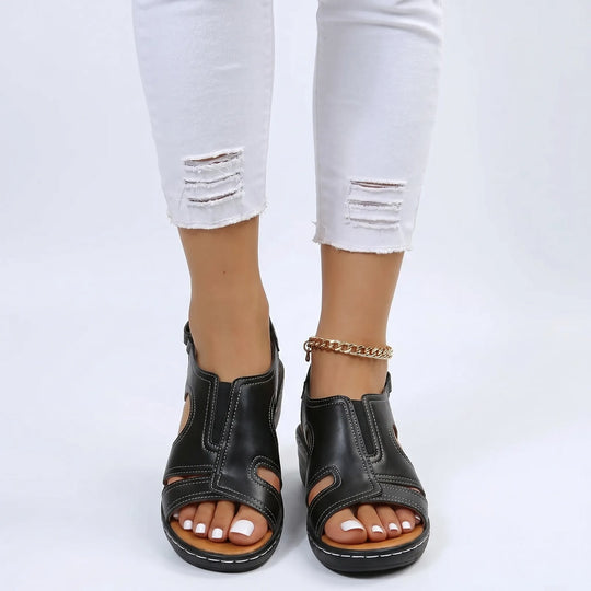Jody  - Wedge Sole Open-Toe Sandal
