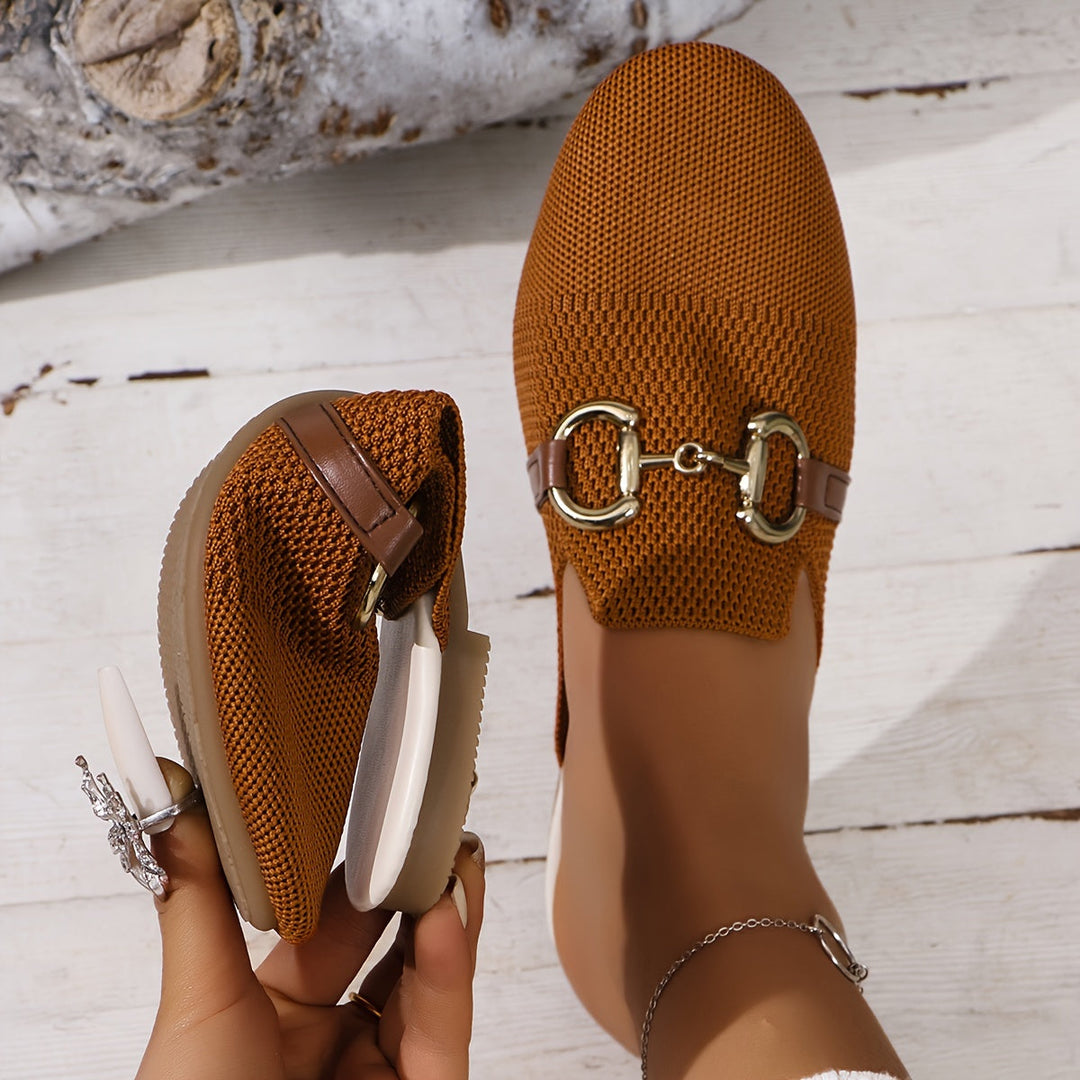 Juana  - Closed-Toe Slip-On Mules Casual Daily Wear