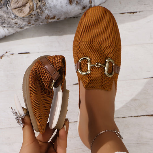 Juana  - Closed-Toe Slip-On Mules Casual Daily Wear