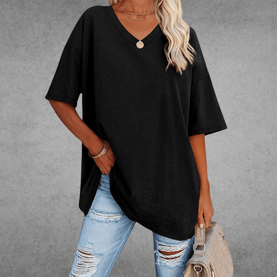 women cotton t-shirt in white for casual wear 0