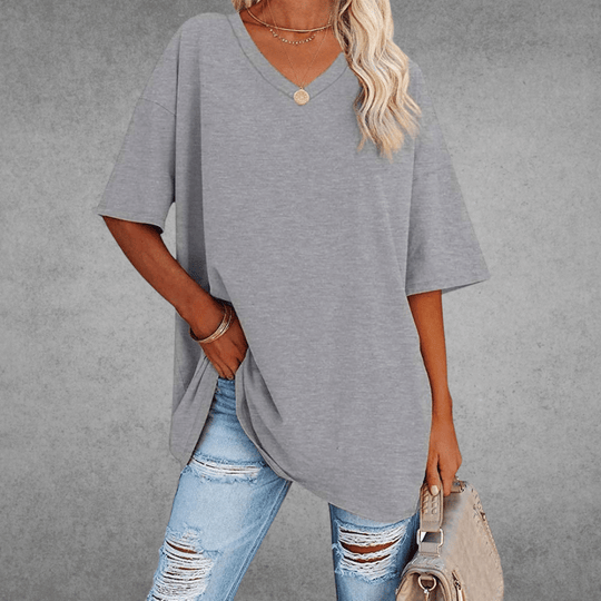 women cotton t-shirt in white for casual wear 13