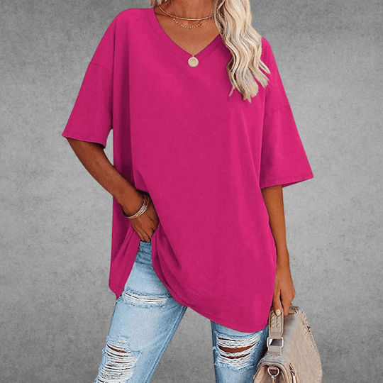 women cotton t-shirt in white for casual wear 3