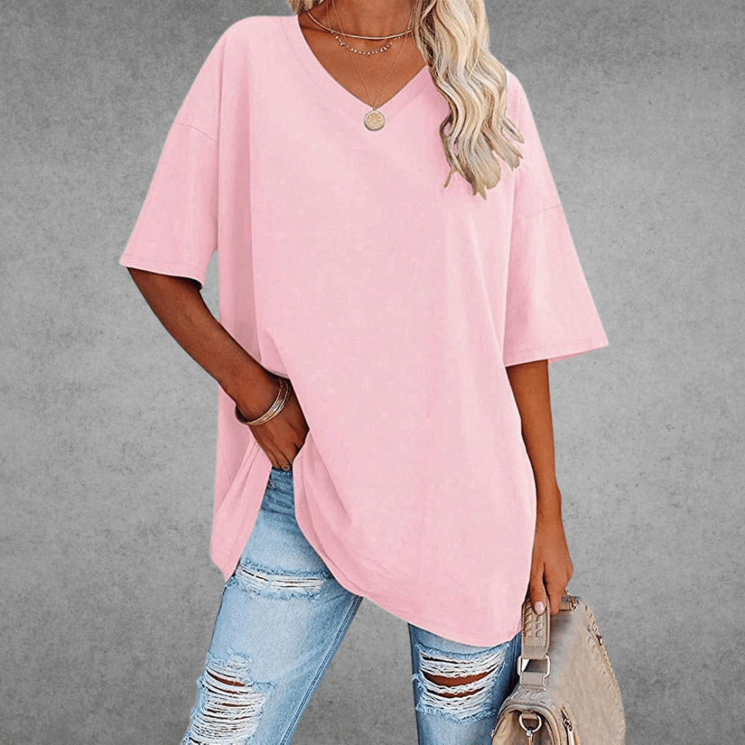 women cotton t-shirt in white for casual wear 4