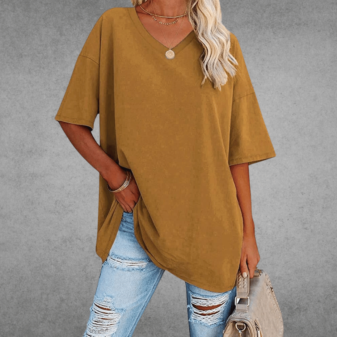 women cotton t-shirt in white for casual wear 7
