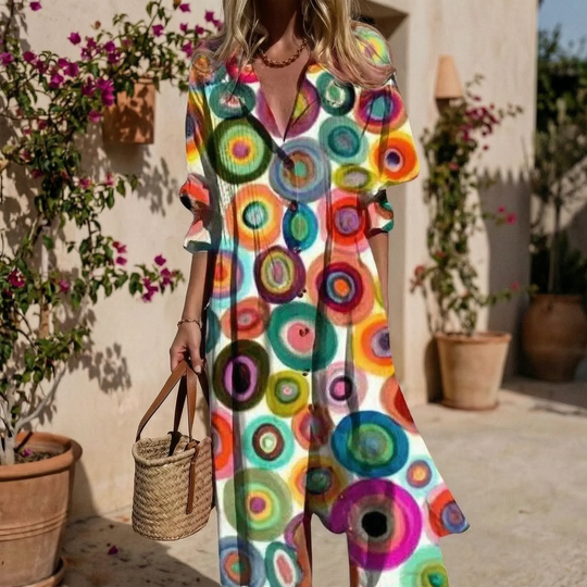 Kathy  - Button-Down Shirt Dress