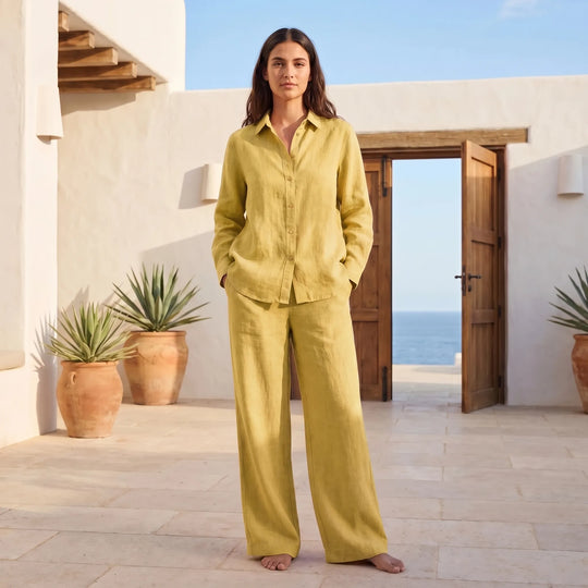 Kayla  - Loose Straight-Cut Two-Piece Set