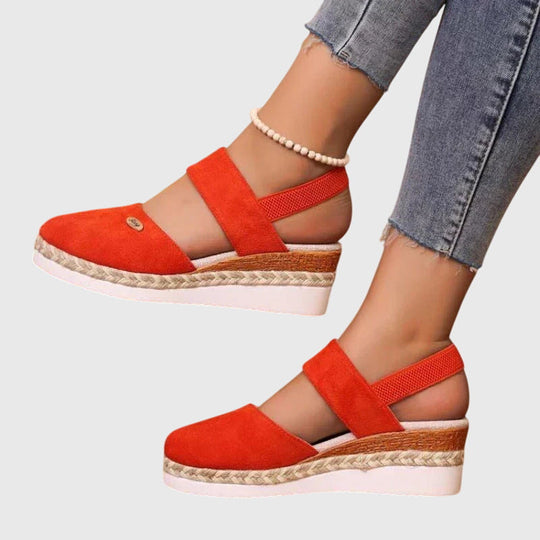 Lauren  - Wide Heel Casual Sandals