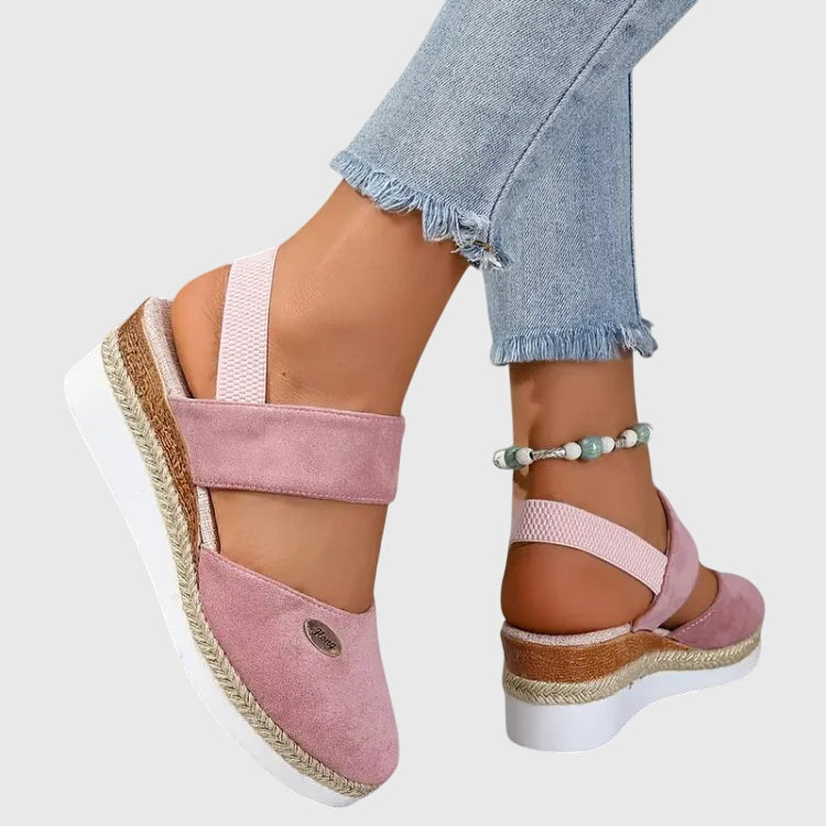 Lauren  - Wide Heel Casual Sandals