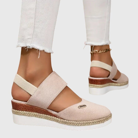 Lauren  - Wide Heel Casual Sandals