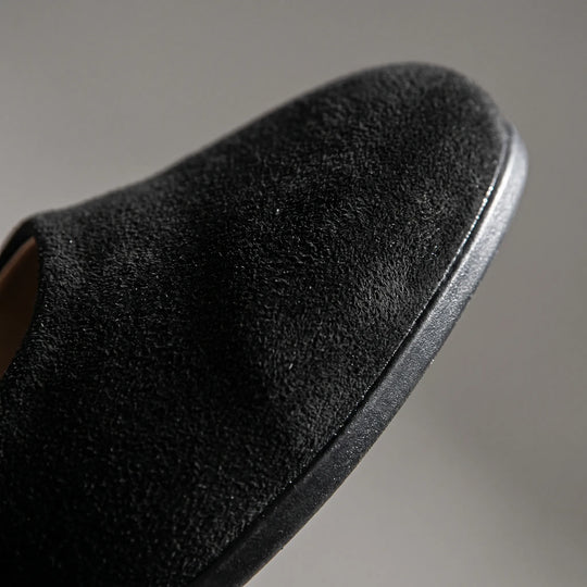 Leigh  - Cross-Strap Flat Slip-On Shoe
