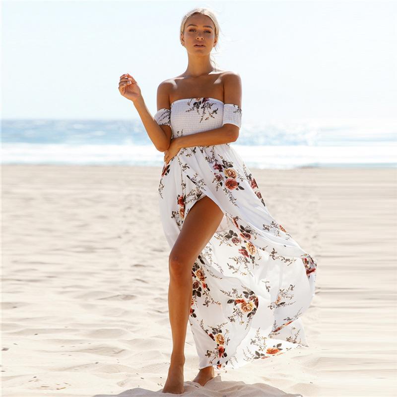 women cotton dress in boho style for summer occasions 0