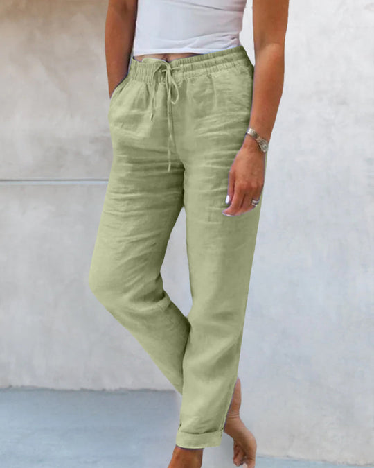 women loose fit trousers in black for casual wear 6