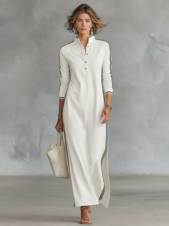 Lillian  - Long Sleeve Sweatshirt Dress Casual City Walks