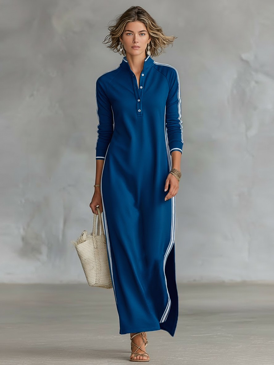 Lillian  - Long Sleeve Sweatshirt Dress Casual City Walks