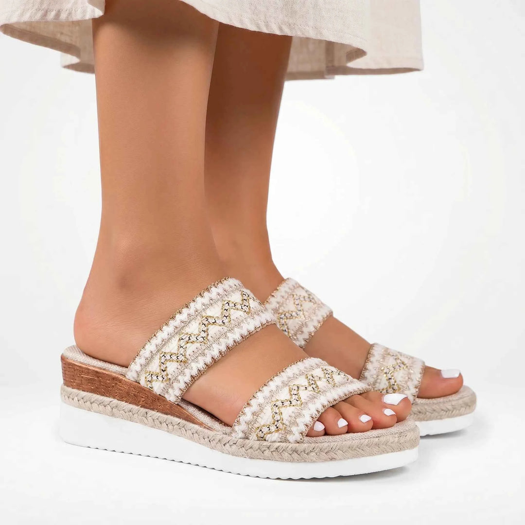 Lois  - Platform Slip-On Sandals