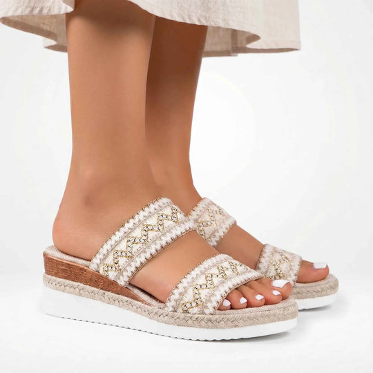 Lois  - Platform Slip-On Sandals