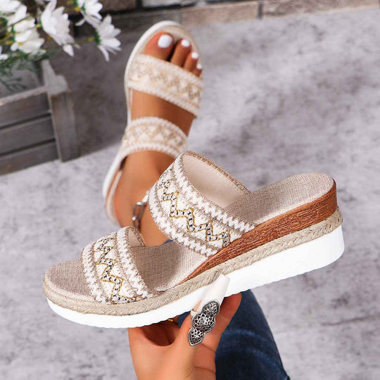 Lois  - Platform Slip-On Sandals