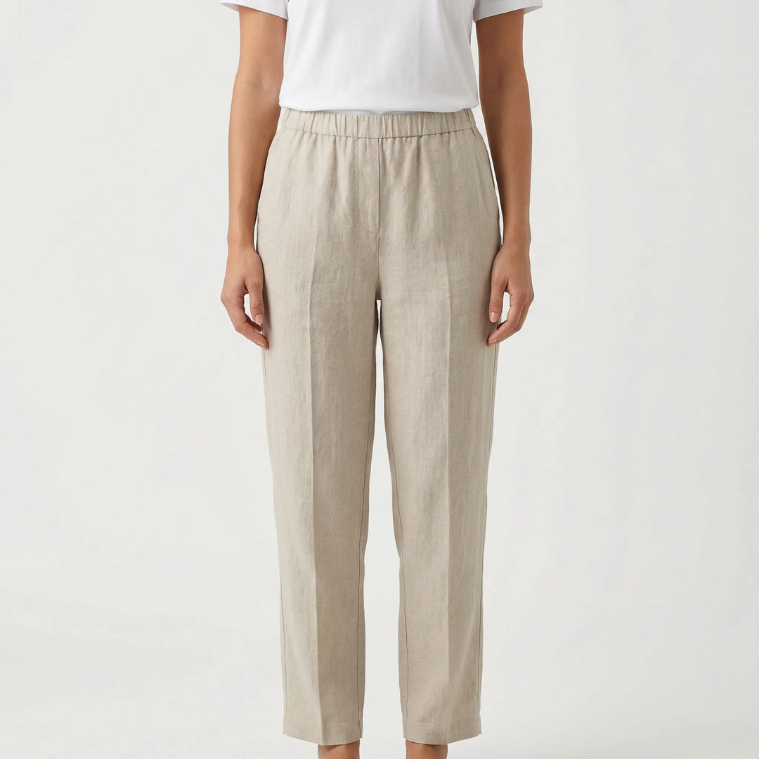 Marcella  - Relaxed Tapered Ankle-Length Pant