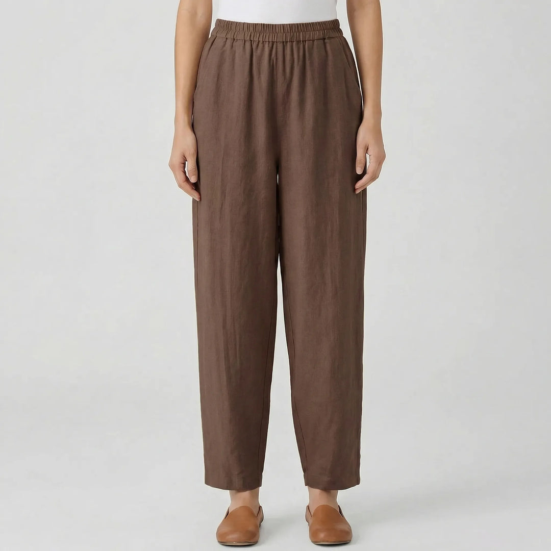 Marcella  - Relaxed Tapered Ankle-Length Pant