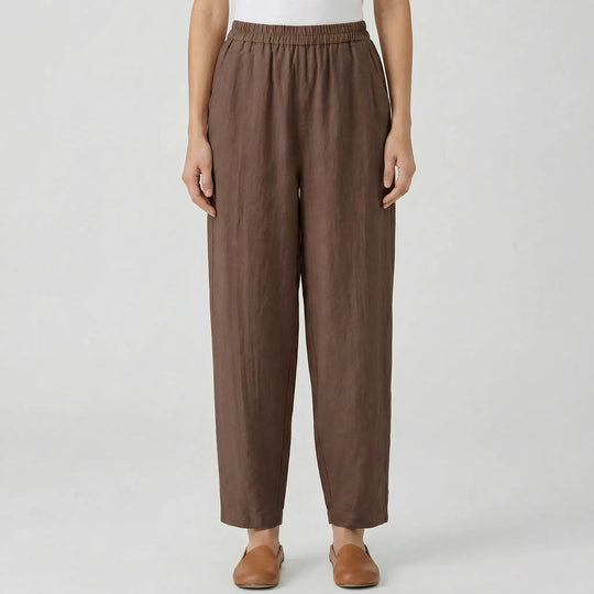 Marcella  - Relaxed Tapered Ankle-Length Pant