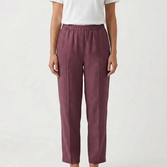 Marcella  - Relaxed Tapered Ankle-Length Pant