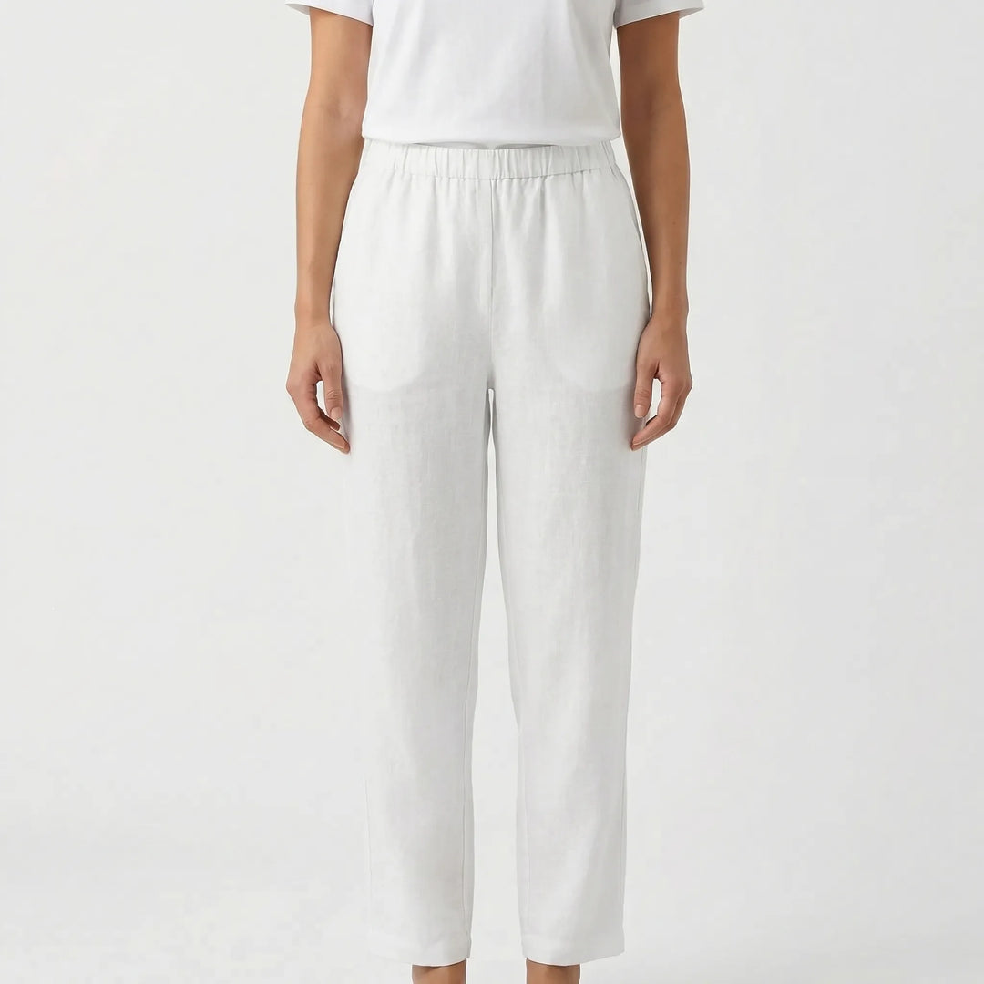 Marcella  - Relaxed Tapered Ankle-Length Pant