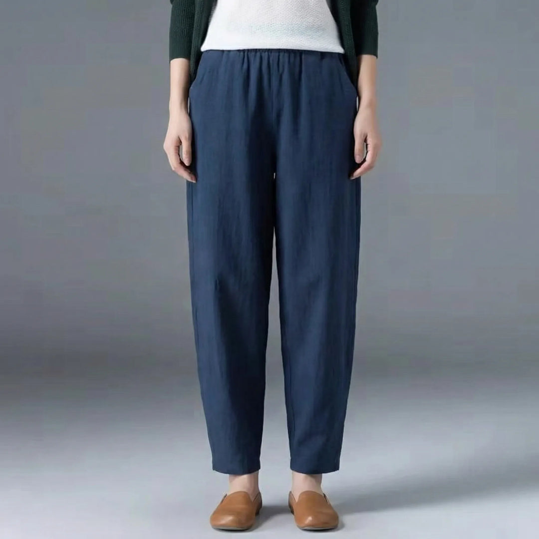 Marcella  - Relaxed Tapered Ankle-Length Pant