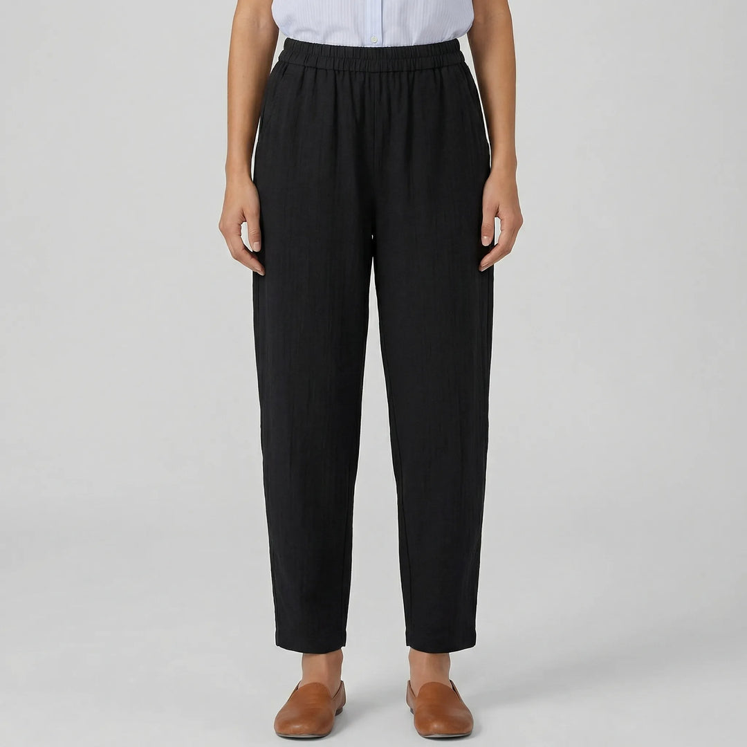 Marcella  - Relaxed Tapered Ankle-Length Pant