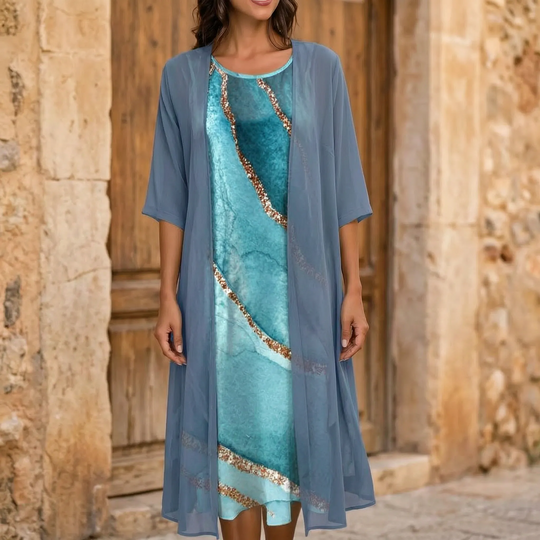 Margarita  - Layered Midi Dress