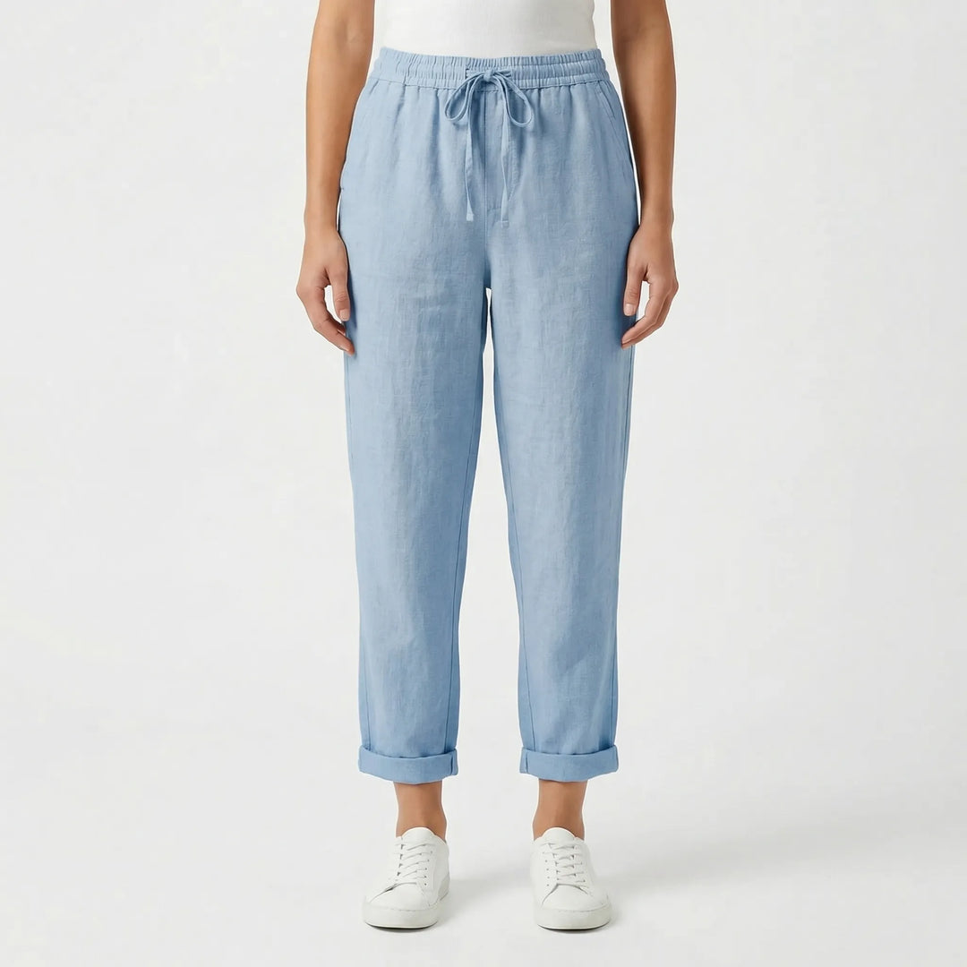 Marguerite  - High-Waist Relaxed Tapered Trousers