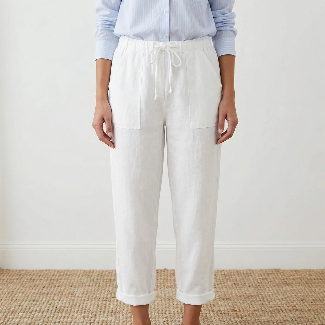 Marguerite  - High-Waist Relaxed Tapered Trousers
