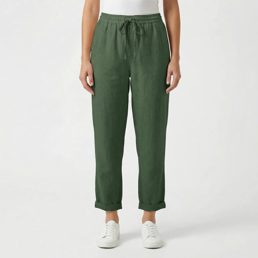 Marguerite  - High-Waist Relaxed Tapered Trousers
