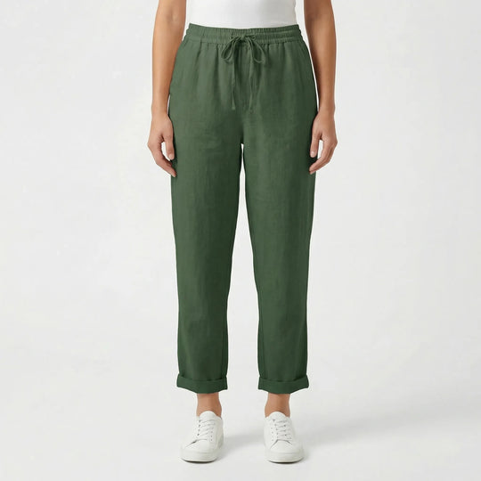 Marguerite  - High-Waist Relaxed Tapered Trousers