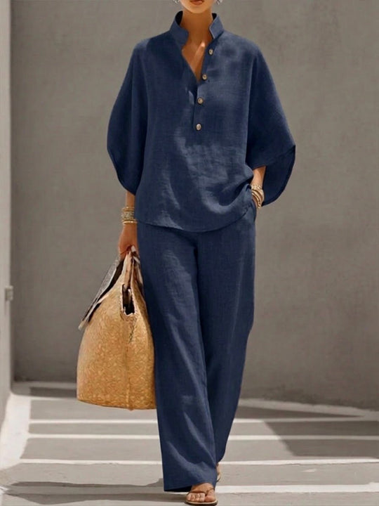Marilyn  - Wide Leg Trouser Set 
