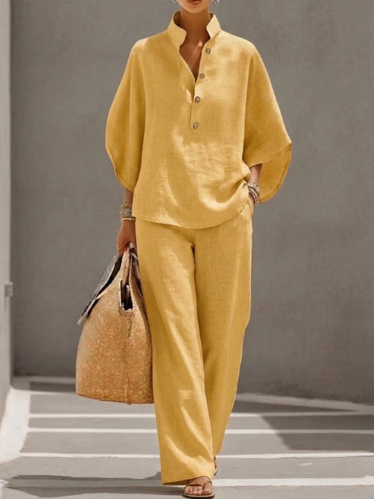 Marilyn  - Wide Leg Trouser Set 