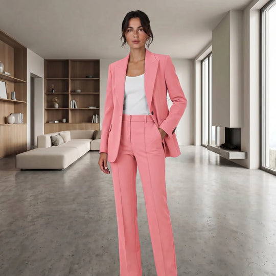 Marsha  - Tailored Blazer And Wide-Leg Trouser Set