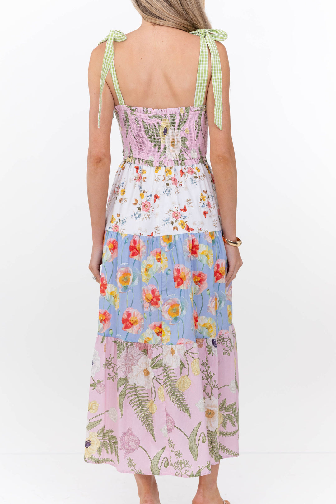 Marta  - Sleeveless Tiered Midi Dress Summer Vacations