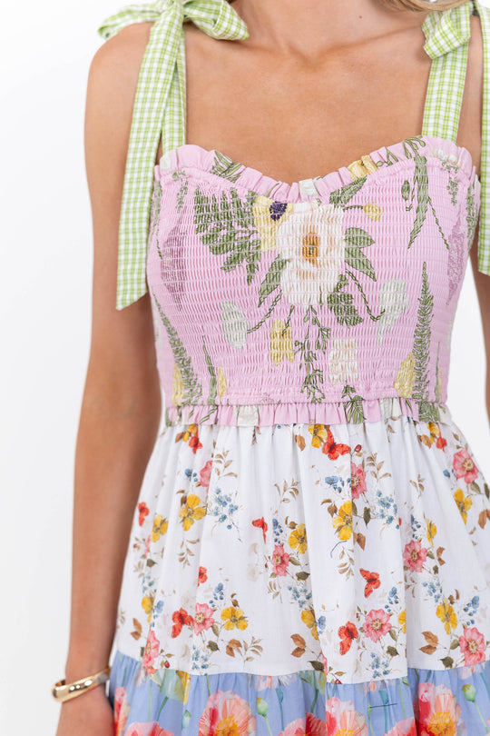 Marta  - Sleeveless Tiered Midi Dress Summer Vacations