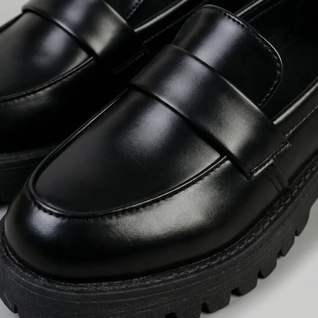 Maureen  - Chunky Platform Slip-On Loafer