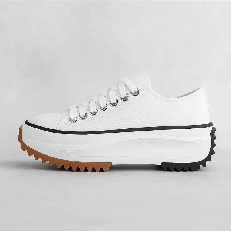 Maya - Chunky Platform Lace Up Casual Sneakers-Women’s Sneakers-Noble Wears-NW