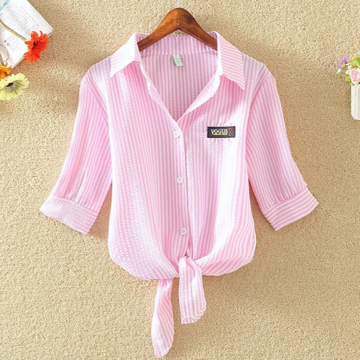 women cropped blouse in white for casual outings 5