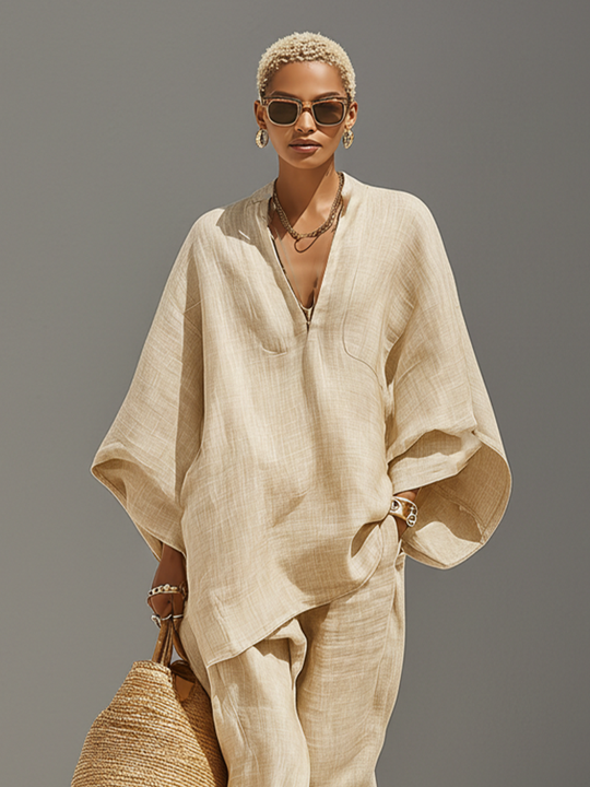 Michelle  - Minimalist Two-Piece Set Casual Daily Wear