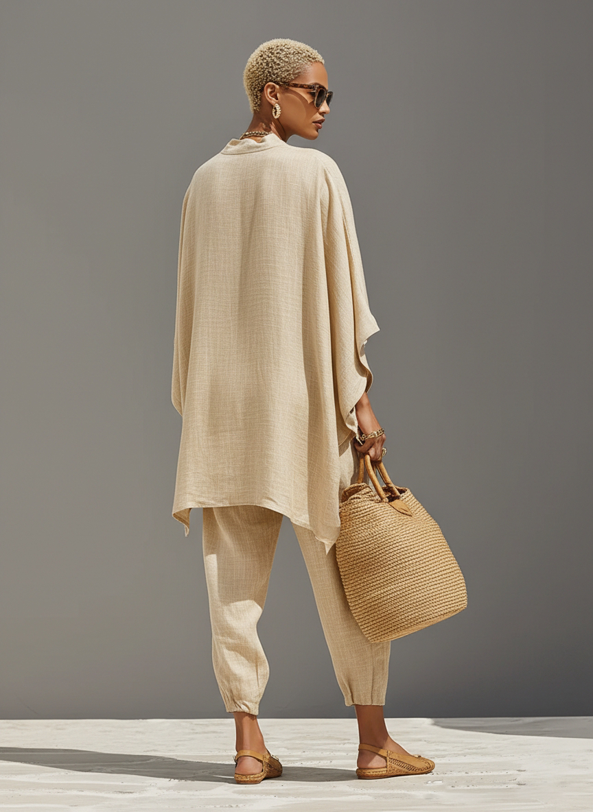 Michelle  - Minimalist Two-Piece Set Casual Daily Wear