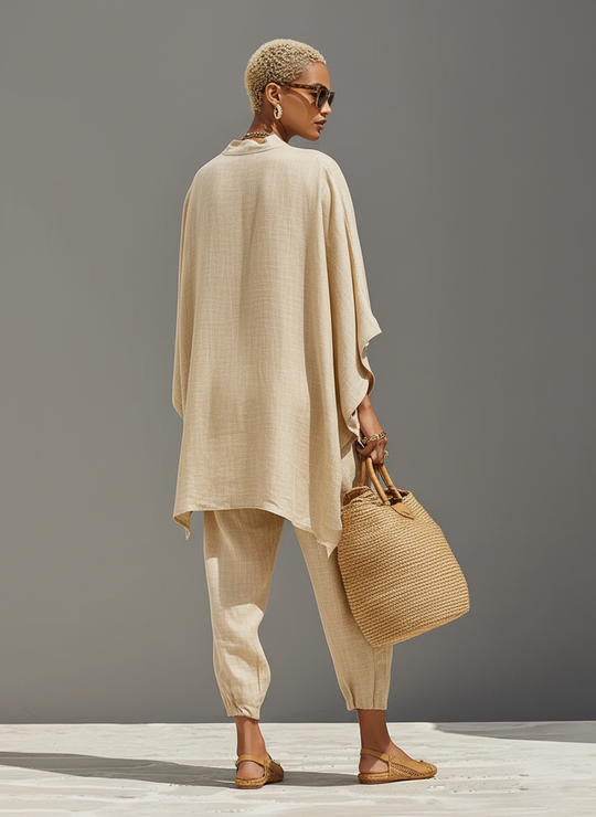 Michelle  - Minimalist Two-Piece Set Casual Daily Wear