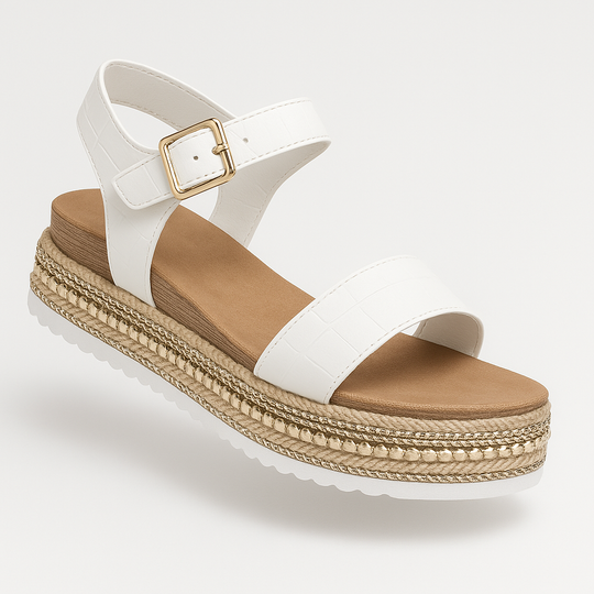 women platform sandals in black for summer outings 3