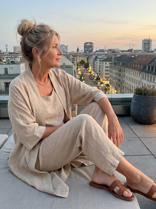 Monique  - Casual 3-Piece coordinated Set Relaxed Daytime Wear